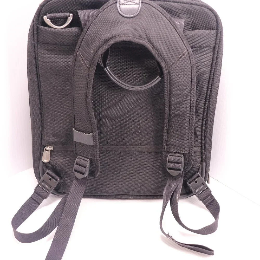 BRIGGS & RILEY 07-BB107 VERTICAL BLACK NYLON LAPTOP BRIEFCASE BAG Travel